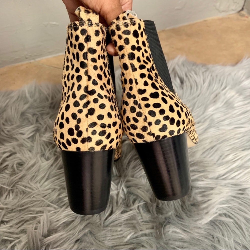 NEW Sole Society Cheetah Print Booties - Picture 4 of 5